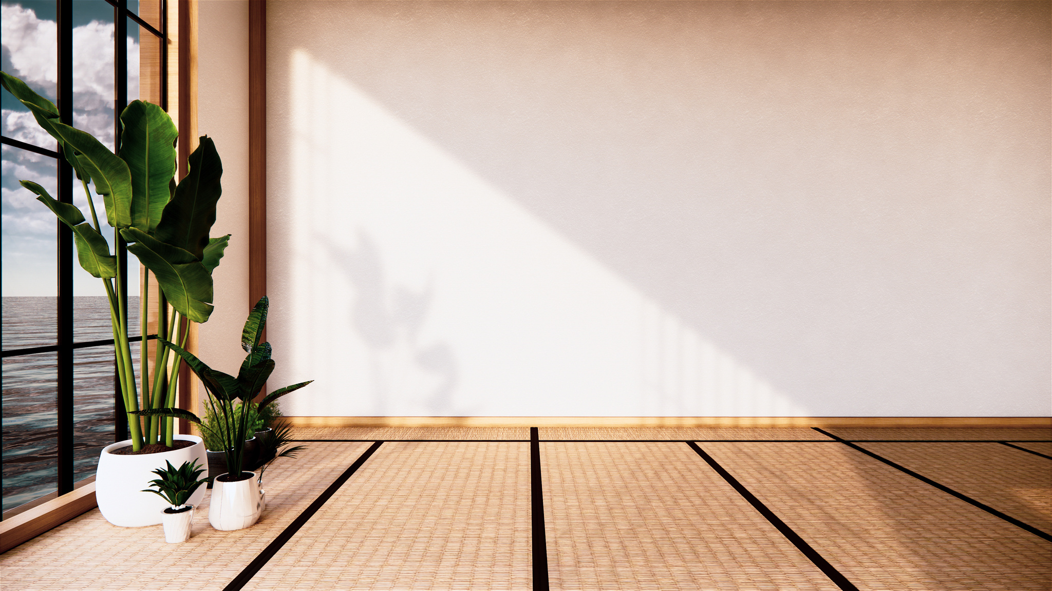 Modern Japanese-Inspired Living Room Design